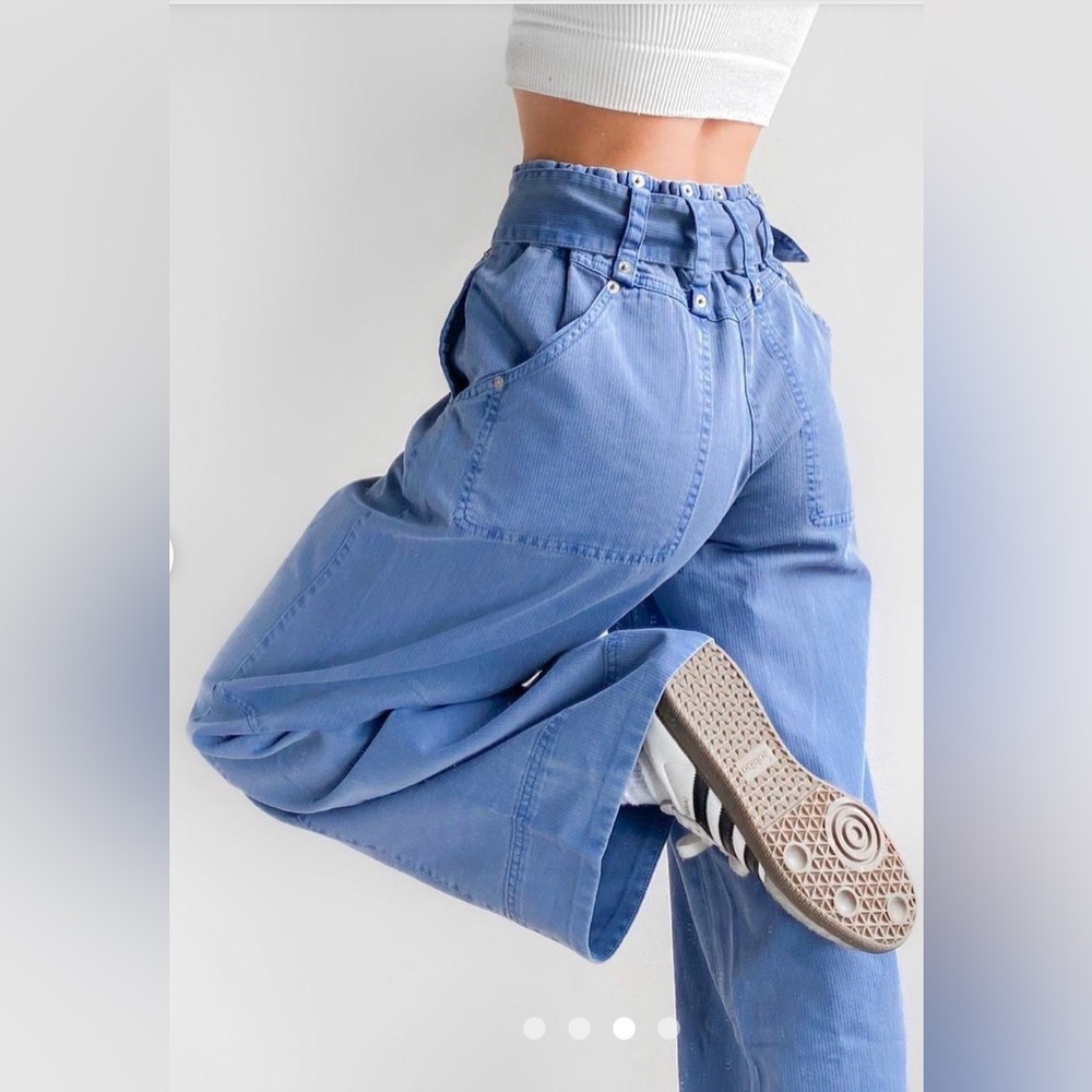 Free People We The Free Sloane Belted Pants Small NEW